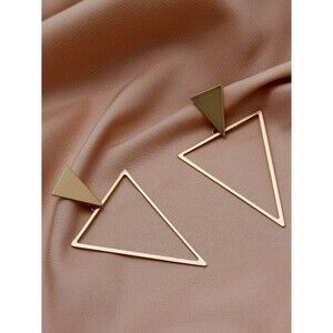 Triangle Drop Earrings | Long Earrings | trendy earrings | Handmade Earrings